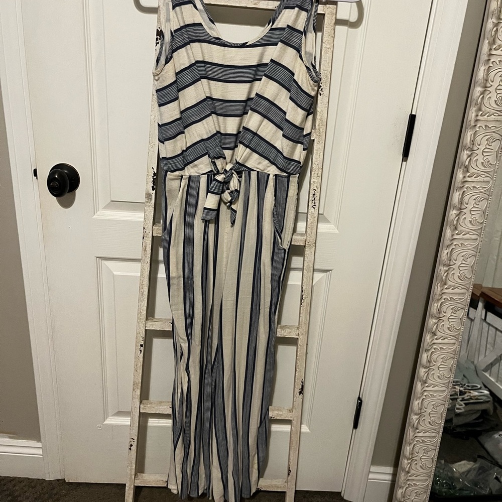 Tie Waist Jumpsuit